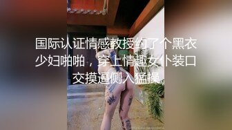 国际认证情感教授约了个黑衣少妇啪啪，穿上情趣女仆装口交摸逼侧入猛操