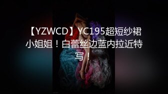 【YZWCD】YC195超短纱裙小姐姐！白蕾丝边蓝内拉近特写！