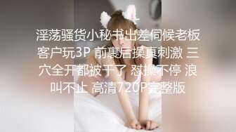 淫荡骚货小秘书出差伺候老板客户玩3P 前裹后操真刺激 三穴全开都被干了 怼操不停 浪叫不止 高清720P完整版